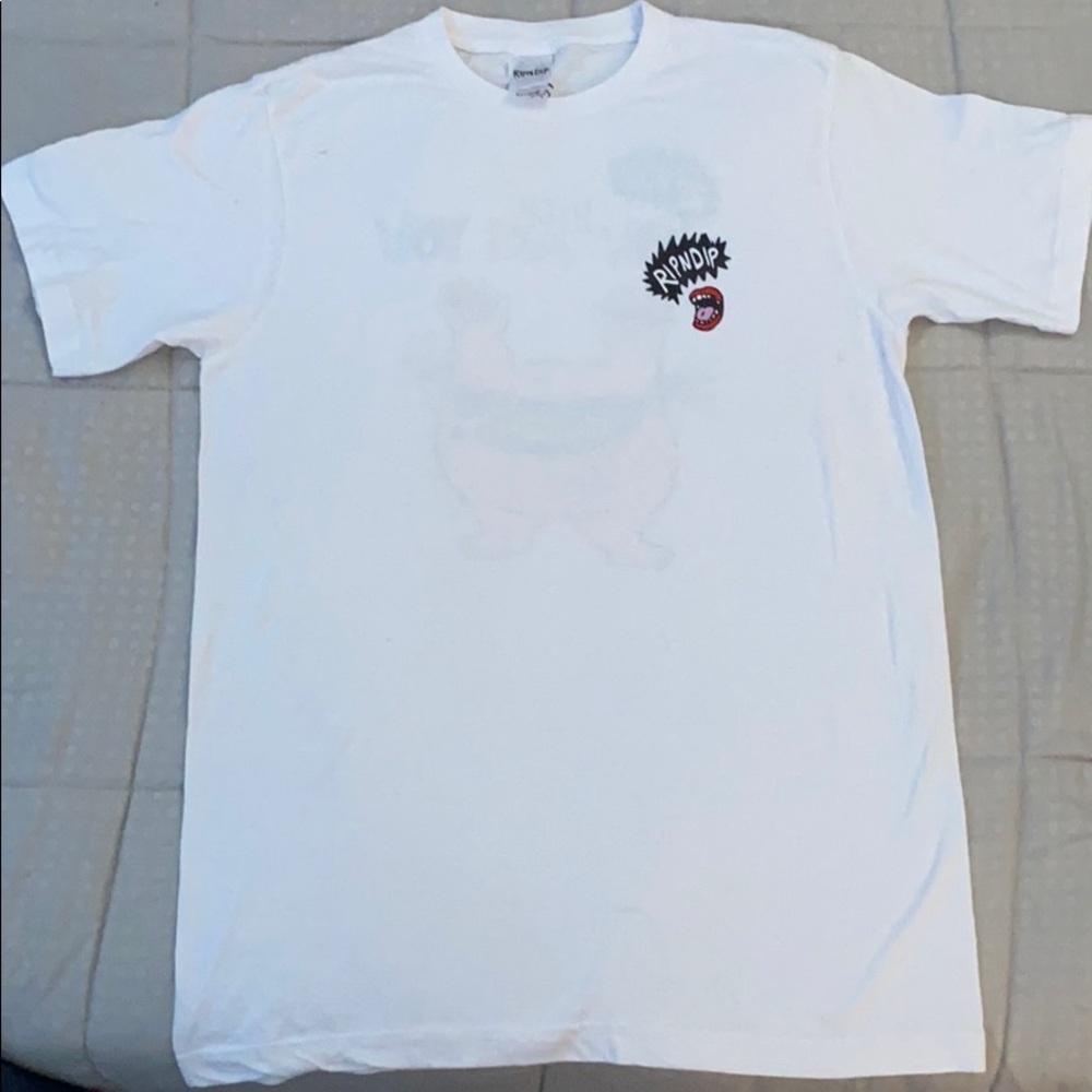 RIPNDIP HOW HIGH ARE YOU WHITE TEE